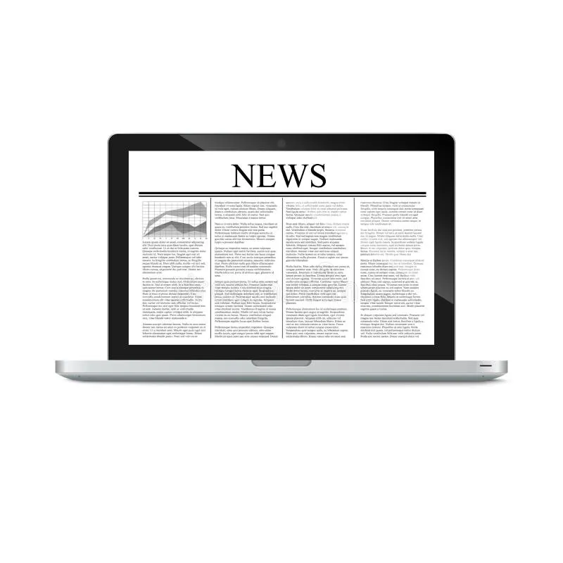 Person writing high-quality content on a laptop
